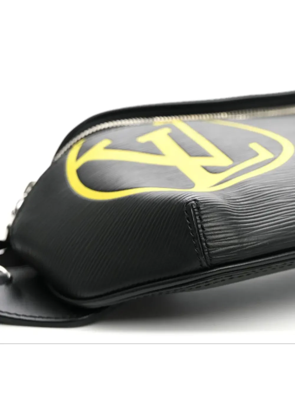 Louis Vuitton Epi Bumbag Black Yellow #321652L11B